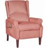 FIMEI Fauteuil De Massage Inclinable Rose Velours 1 FIMEI Fauteuil De Massage Inclinable Rose Velours -Pas Cher Fauteuil Magasin 60968781 1