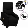 FIMEI Fauteuil Releveur Inclinable De Massage Noir Tissu 2 FIMEI Fauteuil Releveur Inclinable De Massage Noir Tissu -Pas Cher Fauteuil Magasin 60969098 1