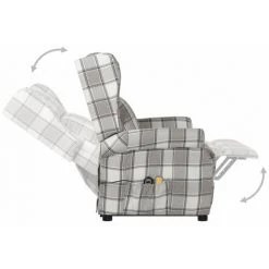 FIMEI Fauteuil De Massage Inclinable Gris Tissu -Pas Cher Fauteuil Magasin 60969099 4