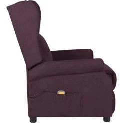 FIMEI Fauteuil Inclinable De Massage électrique Violet Tissu -Pas Cher Fauteuil Magasin 60969300 4