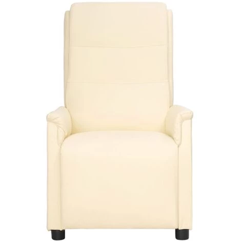 FIMEI Fauteuil Releveur Inclinable Crème Similicuir 5 FIMEI Fauteuil Releveur Inclinable Crème Similicuir – Image 3