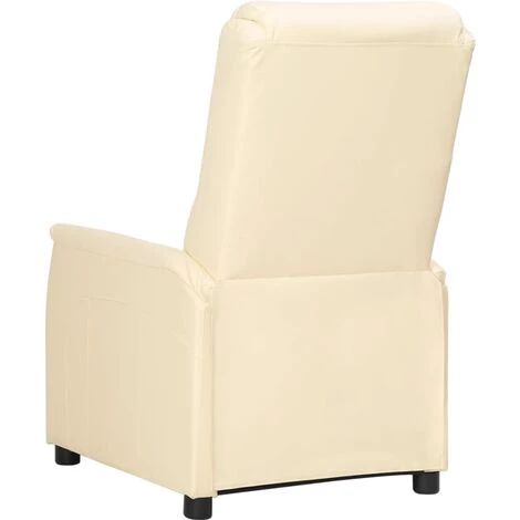 FIMEI Fauteuil Releveur Inclinable Crème Similicuir 6 FIMEI Fauteuil Releveur Inclinable Crème Similicuir – Image 4