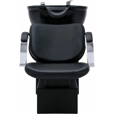 FIMEI Chaise De Salon Avec Lavabo Noir 137x59x82 Cm Similicuir 4 FIMEI Chaise De Salon Avec Lavabo Noir 137x59x82 Cm Similicuir – Image 2