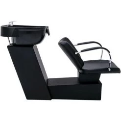 FIMEI Chaise De Salon Avec Lavabo Noir 137x59x82 Cm Similicuir 9 FIMEI Chaise De Salon Avec Lavabo Noir 137x59x82 Cm Similicuir -Pas Cher Fauteuil Magasin 60969618 3