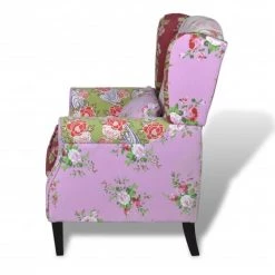 FIMEI Fauteuil Avec Design De Patchwork Tissu -Pas Cher Fauteuil Magasin 60969692 4