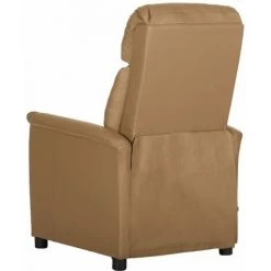 FIMEI Fauteuil Inclinable électrique De Massage Cappuccino Similicuir -Pas Cher Fauteuil Magasin 60970048 5