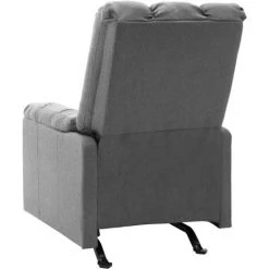 FIMEI Fauteuil De Massage Inclinable Gris Clair Tissu -Pas Cher Fauteuil Magasin 60970185 3