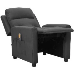 FIMEI Fauteuil De Massage Inclinable Gris Foncé Tissu 11 FIMEI Fauteuil De Massage Inclinable Gris Foncé Tissu -Pas Cher Fauteuil Magasin 60970707 5