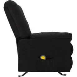FIMEI Fauteuil De Massage Inclinable Noir Tissu -Pas Cher Fauteuil Magasin 60970771 5