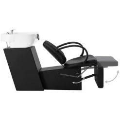 FIMEI Chaise De Salon Avec Lavabo Noir Et Blanc Similicuir -Pas Cher Fauteuil Magasin 60970774 5