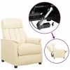 FIMEI Fauteuil Releveur Inclinable Crème Similicuir 2 FIMEI Fauteuil Releveur Inclinable Crème Similicuir -Pas Cher Fauteuil Magasin 60971384 1