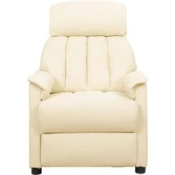 FIMEI Fauteuil Releveur Inclinable Crème Similicuir 9 FIMEI Fauteuil Releveur Inclinable Crème Similicuir -Pas Cher Fauteuil Magasin 60971384 3