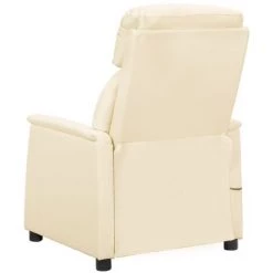 FIMEI Fauteuil Releveur Inclinable Crème Similicuir 11 FIMEI Fauteuil Releveur Inclinable Crème Similicuir -Pas Cher Fauteuil Magasin 60971384 5