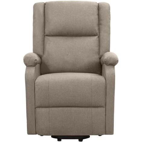 FIMEI Fauteuil Inclinable Taupe Tissu 5 FIMEI Fauteuil Inclinable Taupe Tissu – Image 3