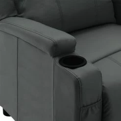 FIMEI Fauteuil Inclinable électrique Anthracite Similicuir 11 FIMEI Fauteuil Inclinable électrique Anthracite Similicuir -Pas Cher Fauteuil Magasin 60971763 5