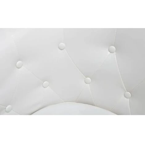 FIMEI Fauteuil Blanc Similicuir 6 FIMEI Fauteuil Blanc Similicuir – Image 4