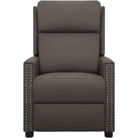 FIMEI Fauteuil De Massage Inclinable Gris Similicuir 4 FIMEI Fauteuil De Massage Inclinable Gris Similicuir – Image 2