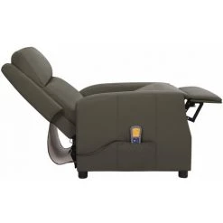 FIMEI Fauteuil De Massage Inclinable Gris Similicuir 11 FIMEI Fauteuil De Massage Inclinable Gris Similicuir -Pas Cher Fauteuil Magasin 60972446 5