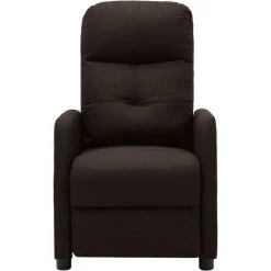 FIMEI Fauteuil Inclinable électrique De Massage Marron Foncé Tissu -Pas Cher Fauteuil Magasin 60972789 3