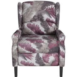FIMEI Fauteuil Inclinable Motif à Fleurs Tissu -Pas Cher Fauteuil Magasin 60973043 3