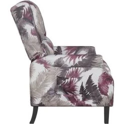 FIMEI Fauteuil Inclinable Motif à Fleurs Tissu -Pas Cher Fauteuil Magasin 60973043 4