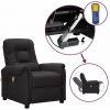 FIMEI Fauteuil Releveur Inclinable De Massage Noir Similicuir -Pas Cher Fauteuil Magasin 60973091 1