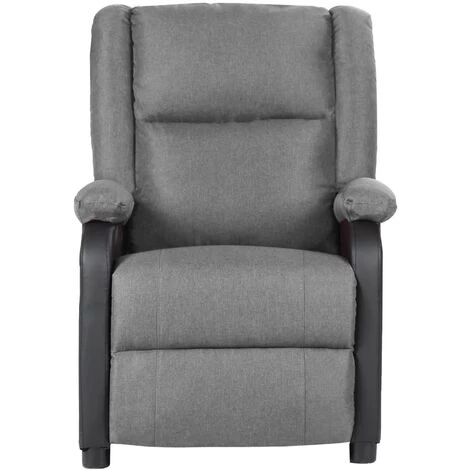 FIMEI Fauteuil Inclinable De Massage Gris Clair Similicuir Et Tissu 5 FIMEI Fauteuil Inclinable De Massage Gris Clair Similicuir Et Tissu – Image 3