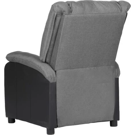 FIMEI Fauteuil Inclinable De Massage Gris Clair Similicuir Et Tissu 7 FIMEI Fauteuil Inclinable De Massage Gris Clair Similicuir Et Tissu – Image 5