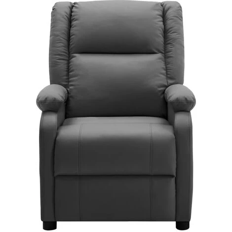 FIMEI Fauteuil Inclinable électrique De Massage Anthracite Similicuir 5 FIMEI Fauteuil Inclinable électrique De Massage Anthracite Similicuir – Image 3