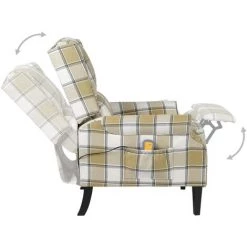 FIMEI Fauteuil De Massage Inclinable Vert Tissu -Pas Cher Fauteuil Magasin 60973667 3