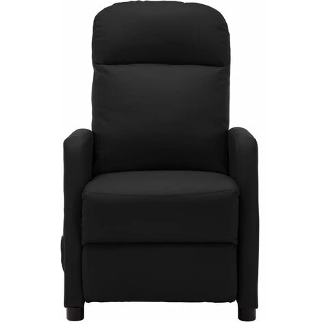 FIMEI Fauteuil De Massage Inclinable Noir Similicuir 4 FIMEI Fauteuil De Massage Inclinable Noir Similicuir – Image 2