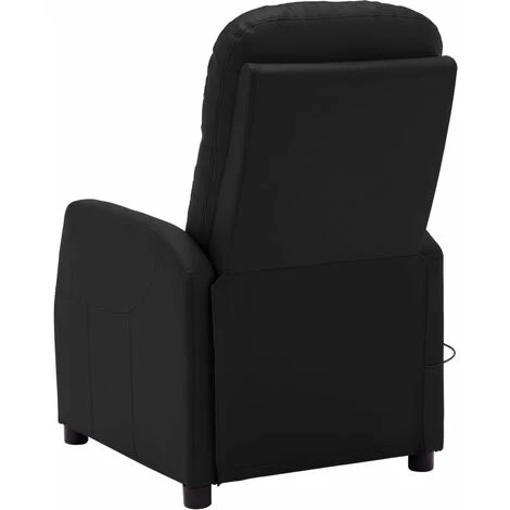 FIMEI Fauteuil De Massage Inclinable Noir Similicuir 6 FIMEI Fauteuil De Massage Inclinable Noir Similicuir – Image 4