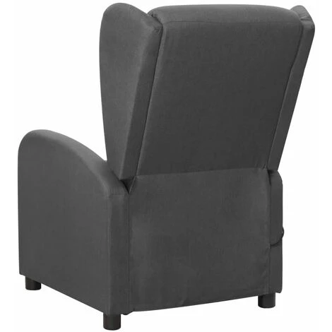 FIMEI Fauteuil Releveur Inclinable De Massage Gris Foncé Tissu 7 FIMEI Fauteuil Releveur Inclinable De Massage Gris Foncé Tissu – Image 5