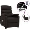 FIMEI Fauteuil Inclinable électrique De Massage Marron Foncé Tissu 1 FIMEI Fauteuil Inclinable électrique De Massage Marron Foncé Tissu -Pas Cher Fauteuil Magasin 60974706 1
