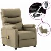 FIMEI Fauteuil Inclinable électrique De Massage Cappuccino Similicuir -Pas Cher Fauteuil Magasin 60974787 1