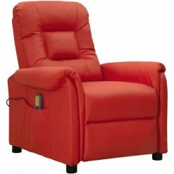 FIMEI Fauteuil Releveur Inclinable De Massage Bordeaux Similicuir 8 FIMEI Fauteuil Releveur Inclinable De Massage Bordeaux Similicuir -Pas Cher Fauteuil Magasin 60975032 2