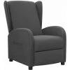 FIMEI Fauteuil Inclinable Gris Foncé Tissu -Pas Cher Fauteuil Magasin 60975113 1