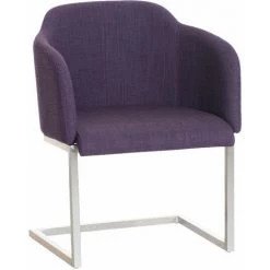 NOVA Chaise Rembourrée Avec Des Accoudoirs Dans Des Réunions De Chaise En Tissu En Porte-à-faux. Couleur : Alto