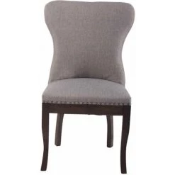 NOVA Fauteuil De Tissus Baroques Modernes Couleur : Gris -Pas Cher Fauteuil Magasin 61090397 2