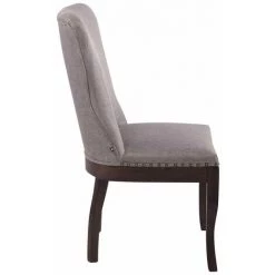 NOVA Fauteuil De Tissus Baroques Modernes Couleur : Gris -Pas Cher Fauteuil Magasin 61090397 3