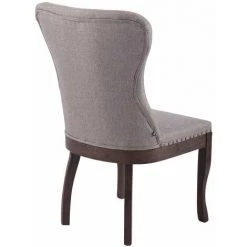 NOVA Fauteuil De Tissus Baroques Modernes Couleur : Gris -Pas Cher Fauteuil Magasin 61090397 4