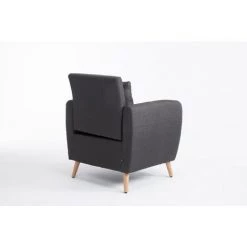 NOVA Fauteuil Rembourré Dans Un Fauteuil De Salon élégant Avec Diverses Armures Couleur : Gris Foncé 10 NOVA Fauteuil Rembourré Dans Un Fauteuil De Salon élégant Avec Diverses Armures Couleur : Gris Foncé -Pas Cher Fauteuil Magasin 61090401 4