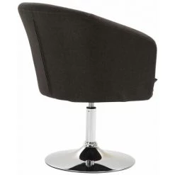 NOVA Fauteuil Pivotant En Tissu De Fauteuil Avec Des Accoudoirs élégants Dans Différentes Couleurs Couleur : Gris Foncé -Pas Cher Fauteuil Magasin 61090572 4