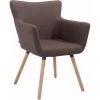 NOVA Chaise De Visiteur élégante En Tissu Rétro Avec Dos Et Accoudoirs Différentes Couleurs Couleur : Marron 2 NOVA Chaise De Visiteur élégante En Tissu Rétro Avec Dos Et Accoudoirs Différentes Couleurs Couleur : Marron -Pas Cher Fauteuil Magasin 61090600 1