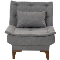 COTECOSY Chaise / Fauteuil Convertible Lefkadao Tissu Gris - Gris 9 COTECOSY Chaise / Fauteuil Convertible Lefkadao Tissu Gris - Gris -Pas Cher Fauteuil Magasin 61220319 3