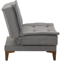 COTECOSY Chaise / Fauteuil Convertible Lefkadao Tissu Gris - Gris 10 COTECOSY Chaise / Fauteuil Convertible Lefkadao Tissu Gris - Gris -Pas Cher Fauteuil Magasin 61220319 4