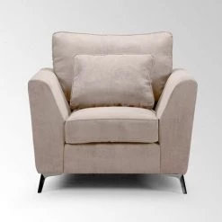 FORINVEST Fauteuil Isla Velours Côtelé Fjord Beige - Beige - Beige 5 FORINVEST Fauteuil Isla Velours Côtelé Fjord Beige - Beige - Beige -Pas Cher Fauteuil Magasin 61269871 2