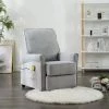 SUPERMARKET Fauteuil De Massage Tissu Gris Clair -Pas Cher Fauteuil Magasin 61304165 1