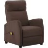 SUPERMARKET Fauteuil De Massage Inclinable Similicuir Marron SUHB-289725 -Pas Cher Fauteuil Magasin 61304628 1