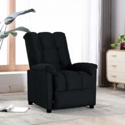 SUPERMARKET Fauteuil Inclinable Tissu Noir SUHB-289798